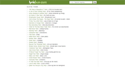 Desktop Screenshot of dk.lyricbus.com