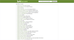 Desktop Screenshot of fr.lyricbus.com