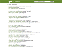 Tablet Screenshot of nl.lyricbus.com