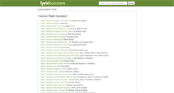 Desktop Screenshot of it.lyricbus.com