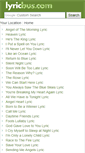 Mobile Screenshot of lyricbus.com